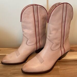 FP Free People Borderline Western Boot in Pink/Rose